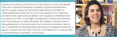 Depoimento cliente iluminismo Financeiro #1