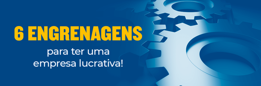 imagem com o título do artigo - 6 engrenagens para ter uma empresa lucrativa!