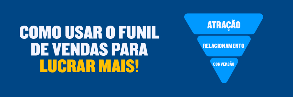 imagem exemplificando um Funil de vendas
