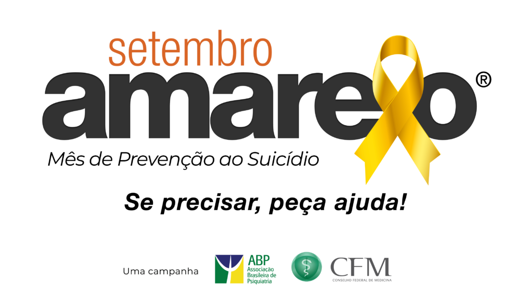 setembro amarelo, mês de prevenção ao suicídio. Se precisar, peça ajuda